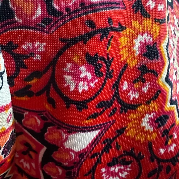 Neiman Marcus multicolor pull on midi dress size 8 - Picture 2 of 13